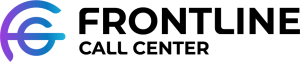 Gradient - Black - Frontline Call Center Department Logo